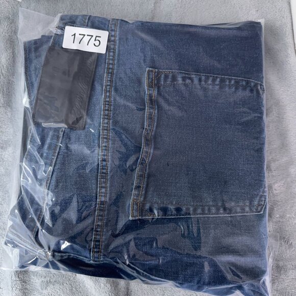 Eddie Bauer Jeans Mens Size 40X30 Straight Leg Specially Dyed Mid Rise Blue - Picture 12 of 12